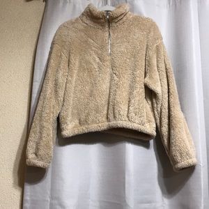 Fuzzy/Furry Cropped Sweater